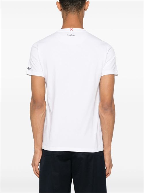 T-shirt uomo maniche corte Simpson MC2 SAINT BARTH | BLANCHE04478L